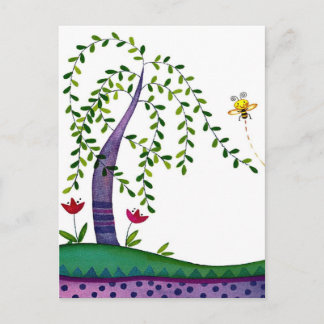 Sommerbaum Postkarte