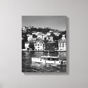 Sommerbesuch im Bosporus in Istanbul Leinwanddruck