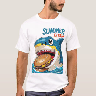 Sommerbisse – Hai Blau T-Shirt