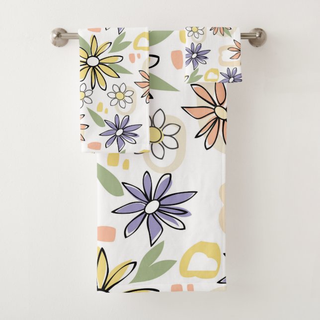 Sommerblumen  badhandtuch set (Insitu)