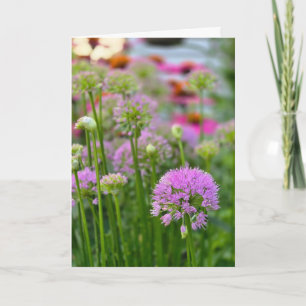 Sommerblumen Karte
