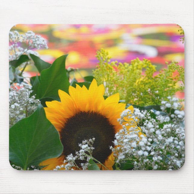 Sommerblumen Mousepad (Vorne)