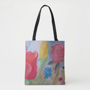 Sommerblumengarten Totbeutel Tasche