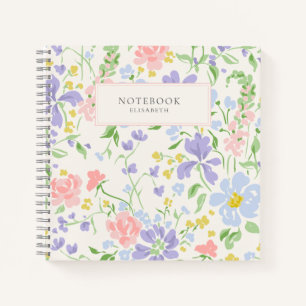 Sommerblumenmuster Notizbuch