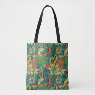 Sommerblumenmuster Tasche