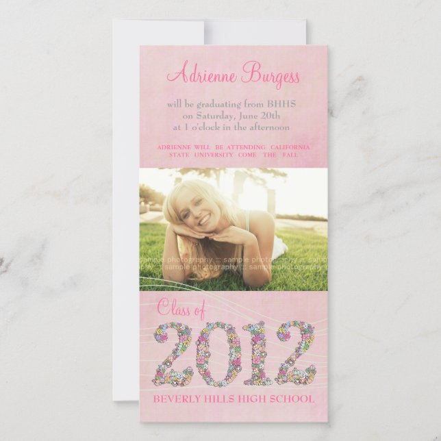 Sommerblüten der Fotokarte 2012 Ankündigung (Vorderseite)