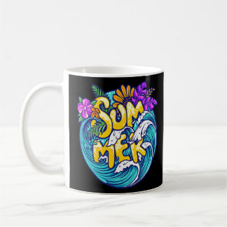 Sommerblüten tropisches Meer 1 Kaffeetasse
