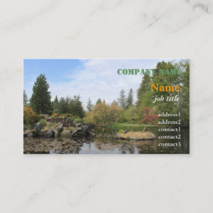 Sommerbotanischer Garten in Vancouver Visitenkarte