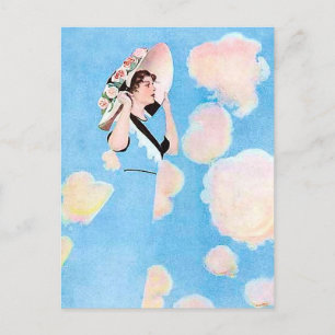 Sommerbrisen von C Coles Phillips Postkarte