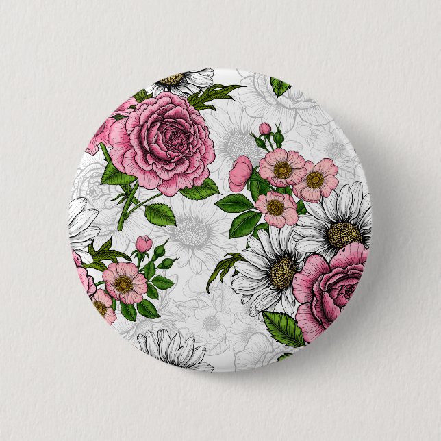 Sommerbuquets Button (Vorderseite)