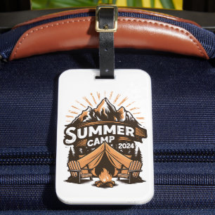Sommercamp 2024 Sommer Camping Urlaub Matching Gepäckanhänger