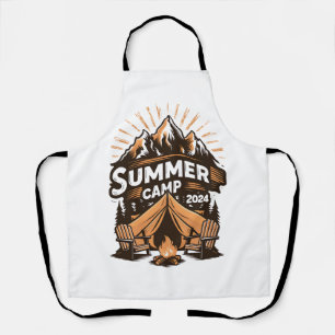 Sommercamp 2024 Sommer-Camping-Urlaub Matching  Schürze