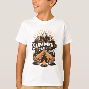 Sommercamp 2024 Sommer Camping Urlaub Matching T-Shirt