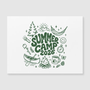 Sommercamp 2026 Kinder Naturforscher Camping Abent Magnetkarte