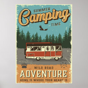 Sommercamping Poster