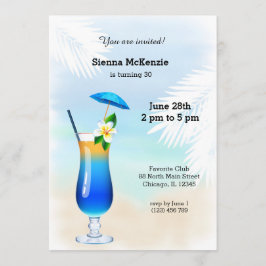 Sommercocktail Einladung