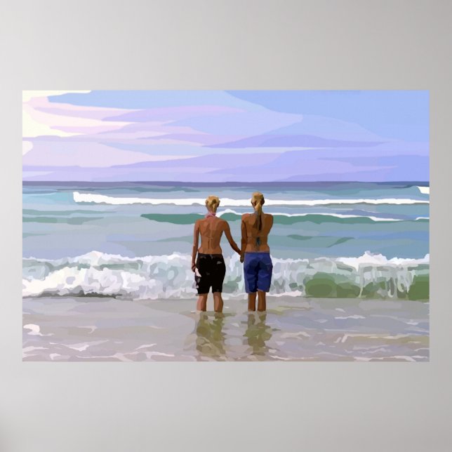 Sommerdämmerung Poster (Vorne)