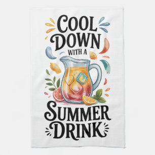 Sommerdesign Geschirrtuch