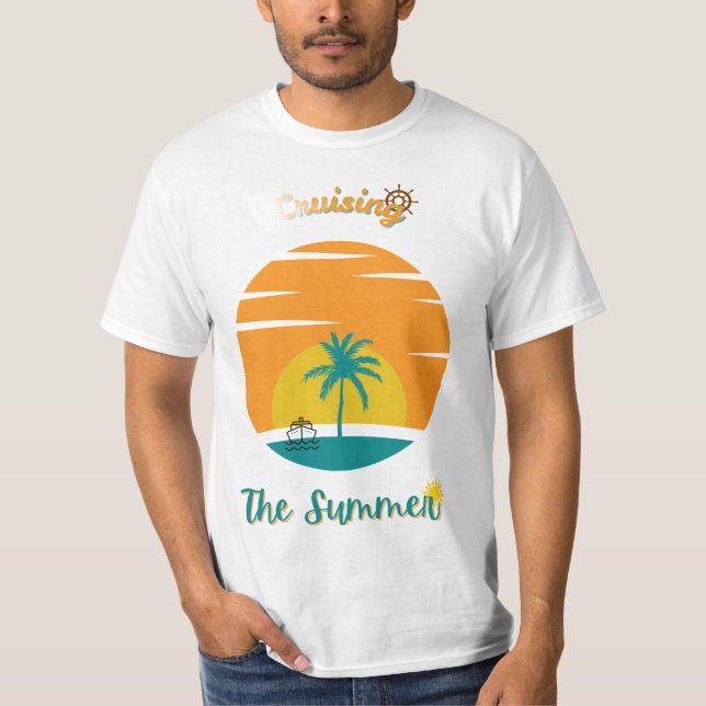 Sommerdesigns T-Shirt (Vorderseite)