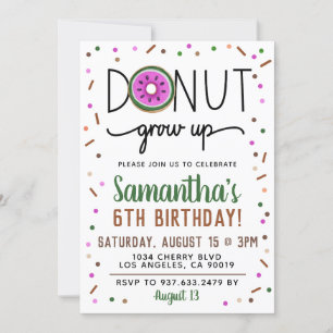 SommerDonut wird zum Geburtstag eingeladen Einladung