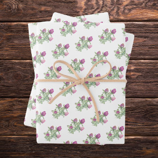 Sommerduschelblumenhochzeit Geschenkpapier Set