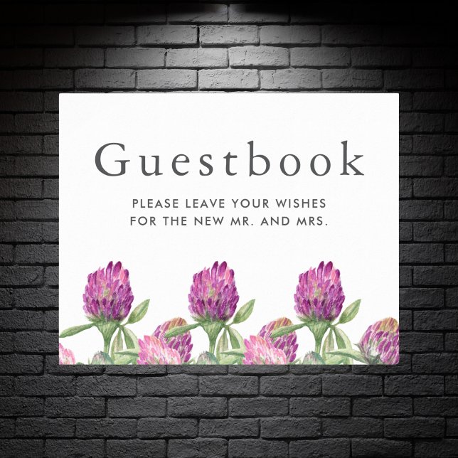 Sommerduschelblumenhochzeit Poster (Summer Jungle Watercolour Floral Wedding Supplies)