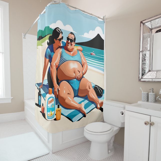 Sommerduschvorhang Duschvorhang (Beispiel)