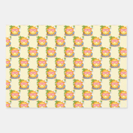 Sommererholsame Urlaubssonne Geschenkpapier Set