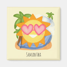 Sommererholsame Urlaubssonne Magnet