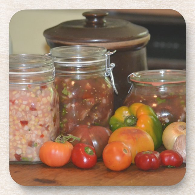 Sommerernte Getränkeuntersetzer (Vorderseite)