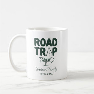 Sommerfamilienfahrten Typografie wahren Kaffeetasse