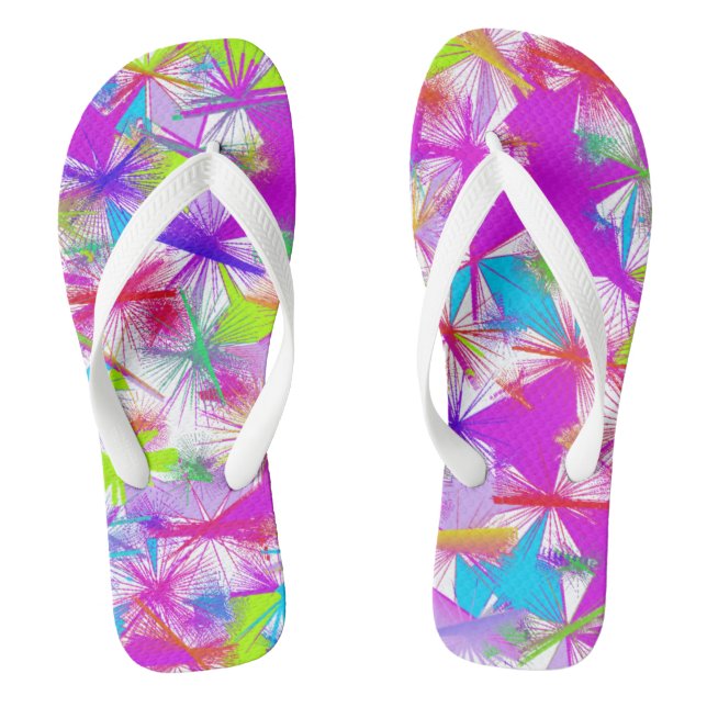 Sommerfarben Flip Flops (Fußbett)