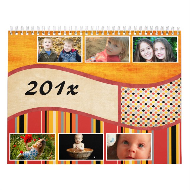 Sommerfarben Personalisiert/individualisierbares F Kalender (Titelbild)