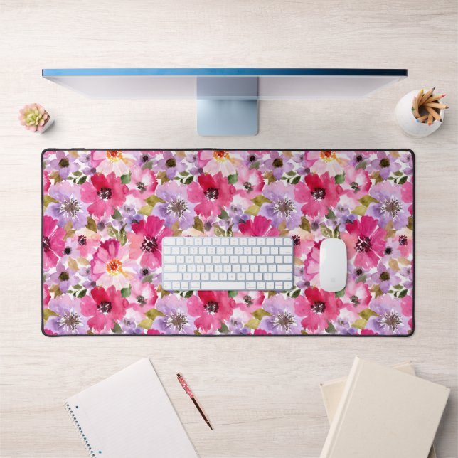 Sommerfarbenflora Schreibtischunterlage (Büro 1)