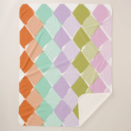 Sommerfarbenmuster Sherpadecke