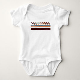 Sommerfarbenstreifen Baby Strampler