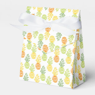 Sommerfarbige Ananas-Früchte-Multicolor-Muster Geschenkschachtel