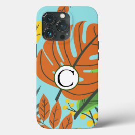 Sommerfarbiger tropischer blauer Himmel und grüner Case-Mate iPhone Hülle