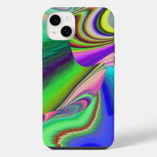 Sommerfeeling , Abstrakte 3D Regenbogenkunst iPhone 14 Plus Hülle