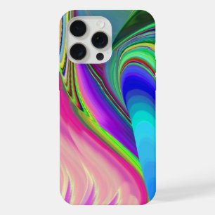 Sommerfeeling, Abstrakte 3D Regenbogenkunst iPhone 15 Pro Max Hülle