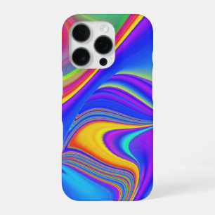 Sommerfeeling, Abstrakte 3D Regenbogenkunst iPhone 16 Pro Hülle