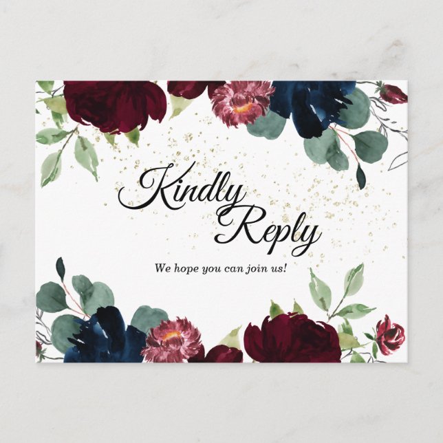 Sommerfeier Hochzeitsreaktion Postkarte (Vorderseite)