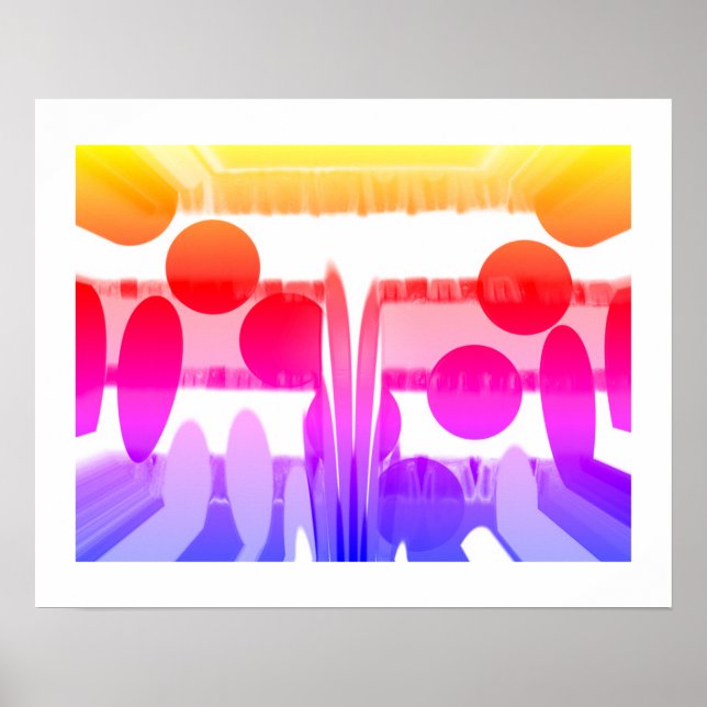 Sommerferien am Strand Kunst Poster (Vorne)