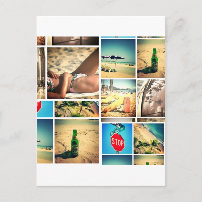 Sommerferien Postkarte (Vorderseite)