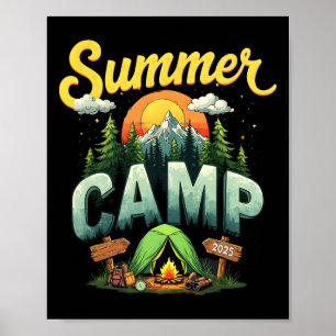 Sommerferien Sommercamp 2025 passende Familie G Poster