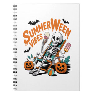Sommerferien Sommerferien Halloween Notizblock
