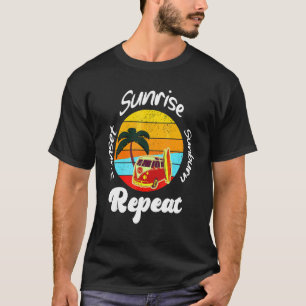 Sommerferien Sonnenaufgang Sunburn Sunset Wiederho T-Shirt