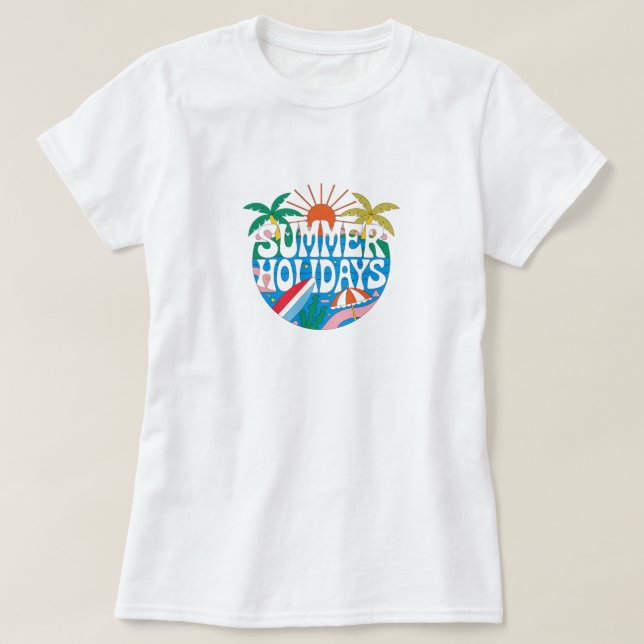 Sommerferien T-Shirt (Design vorne)