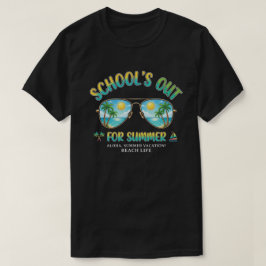 Sommerferien-T-Shirt mit Strand-Motiv T-Shirt