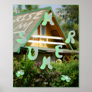 Sommerferienhaus Poster